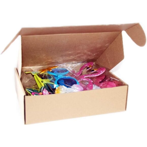 Hawaiian Tropical Sunglasses 8 Pack Party Photo Booth Luau Beach Fun main image 4